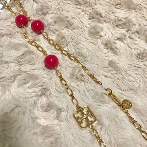 Tory Burch logo necklace